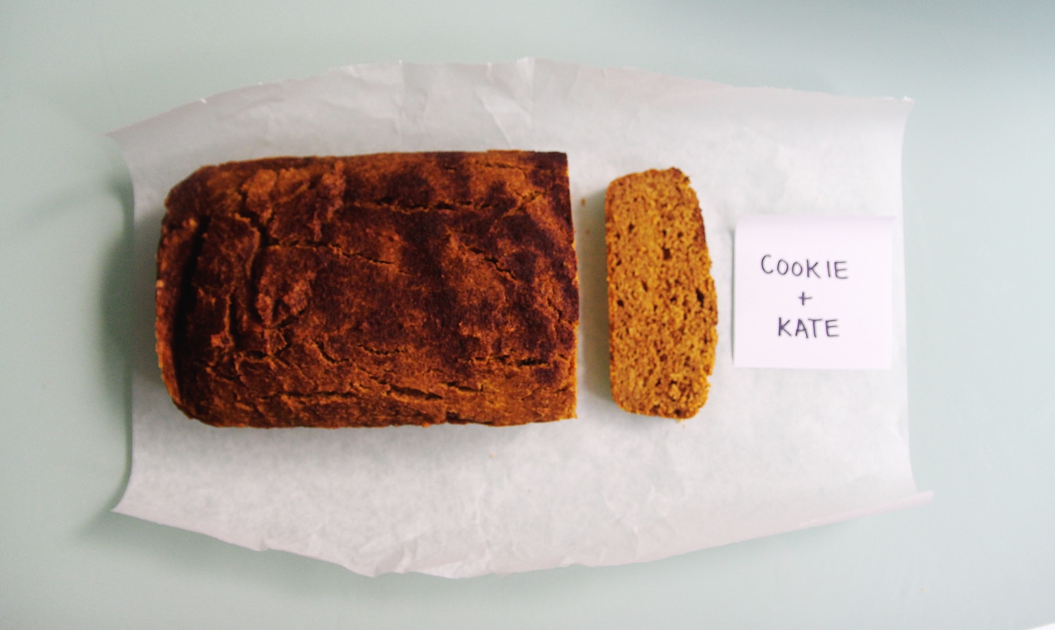 Cookie + Kate pumpkin bread.