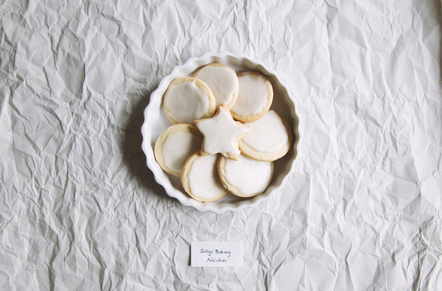 Sally\'s Baking Addiction sugar cookies.