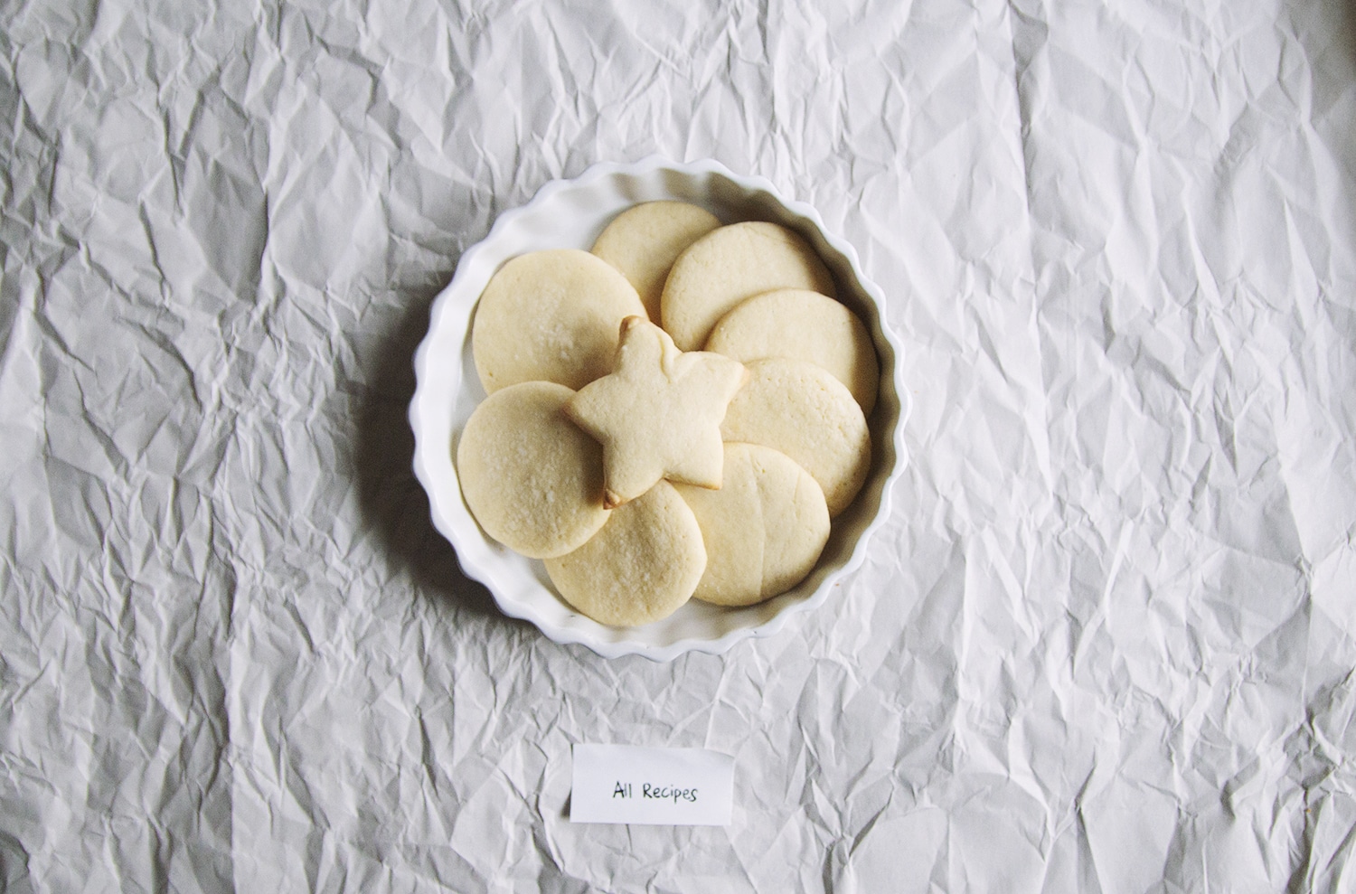 All Recipes sugar cookies.