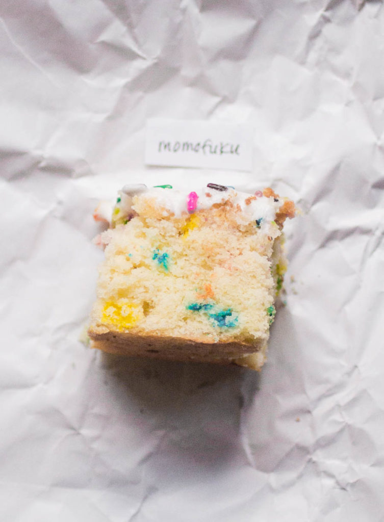 Milk Bar sprinkle cake.