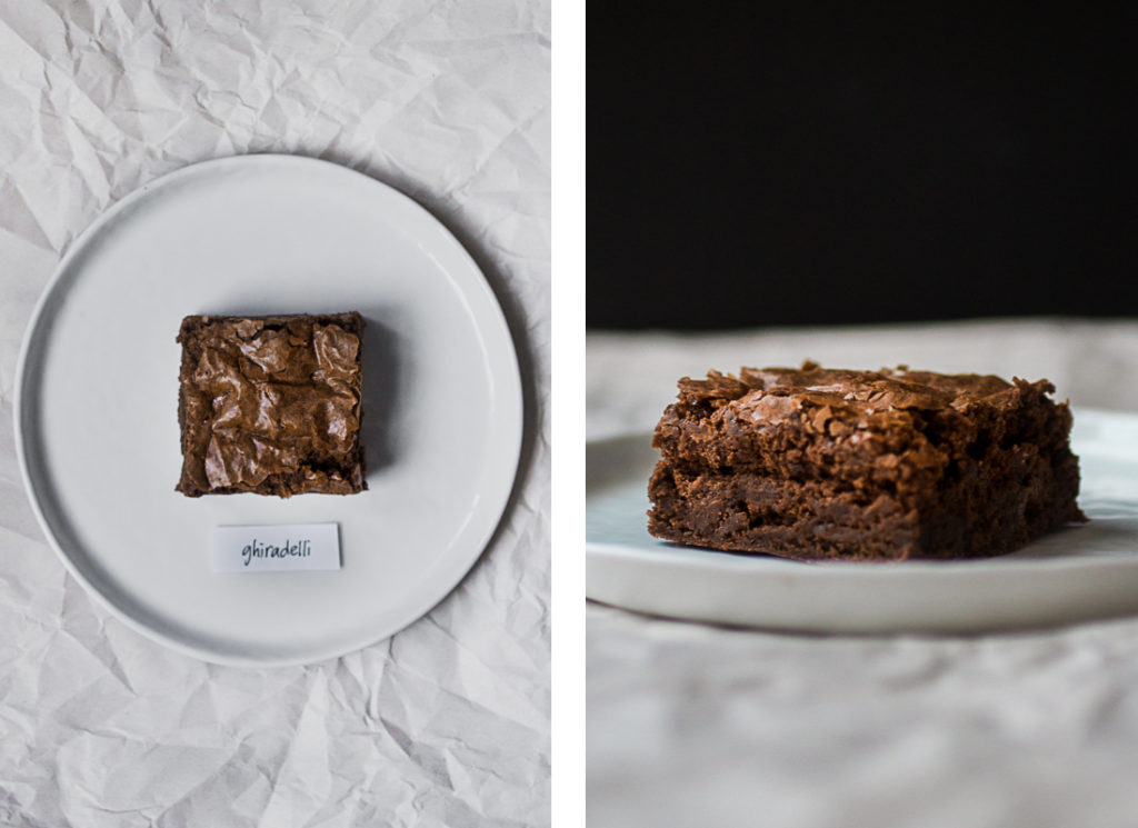 Ghiradelli brownies.