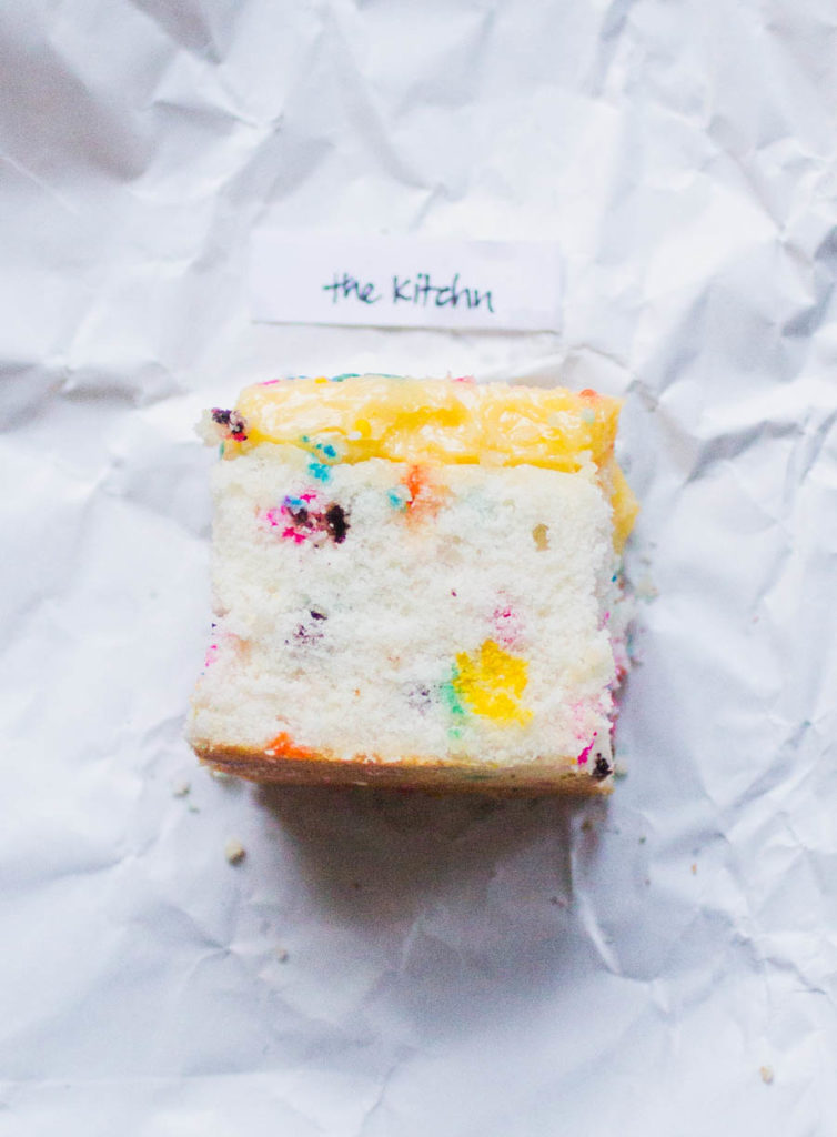 The Kitchn sprinkle cake.