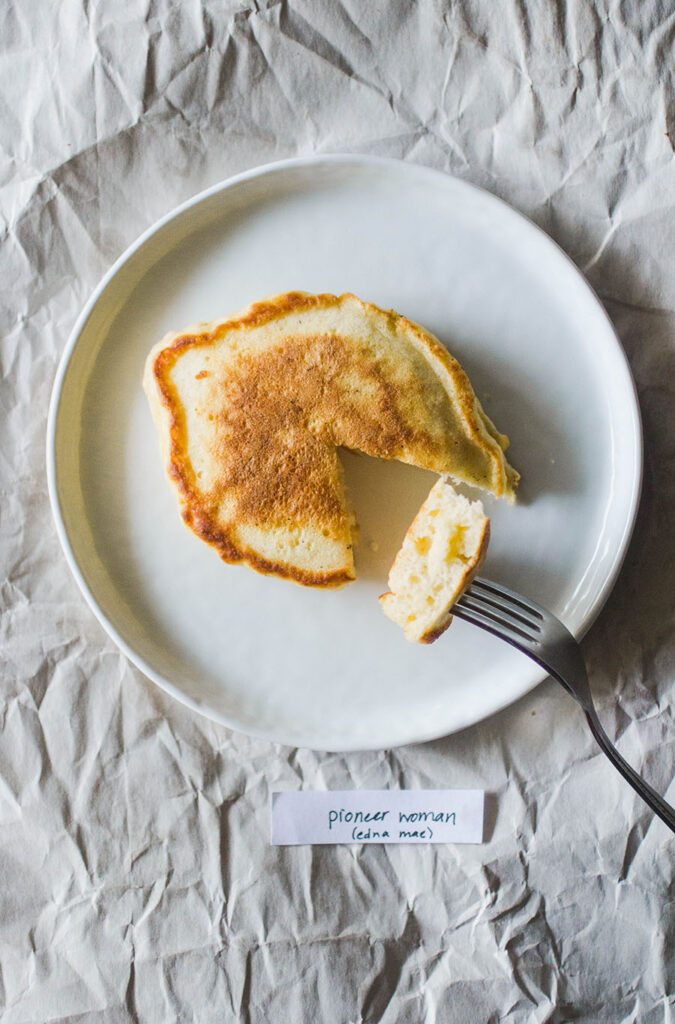 Pioneer Woman Edna Mae pancakes.