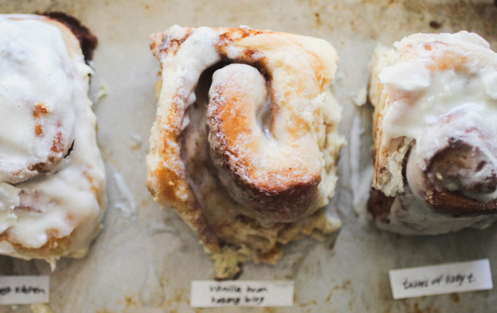 The Vanilla Bean Blog cinnamon roll.