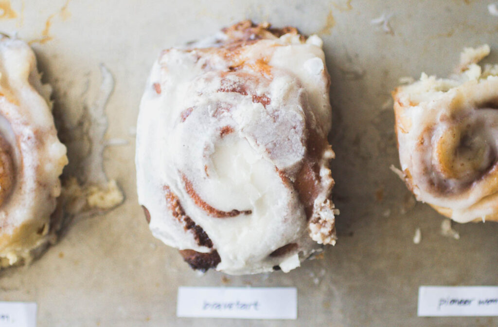 Bravetart cinnamon roll.