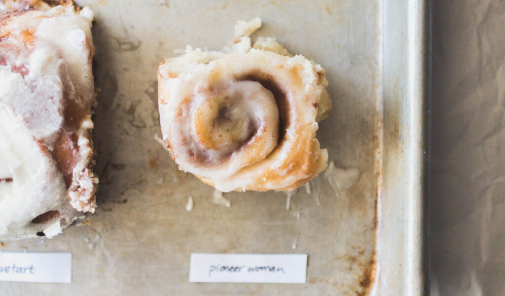 Pioneer Woman cinnamon roll.
