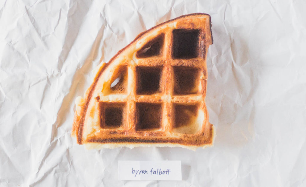 Byron Talbott yeast waffle.