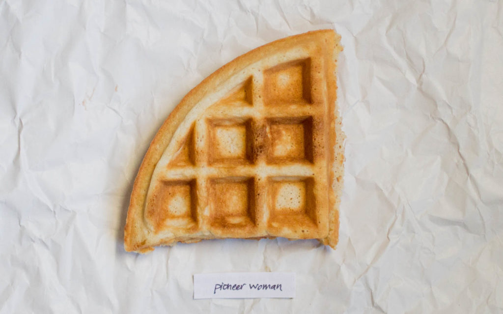 Pioneer Woman buttermilk waffle.
