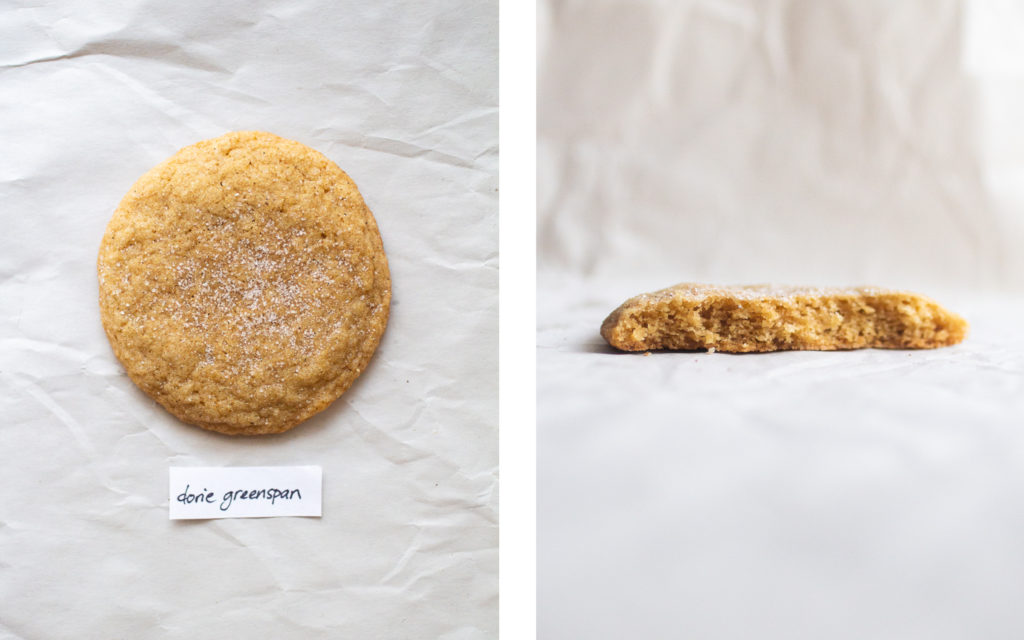 dorie greenspan joe yonan snickerdoodle cookie.