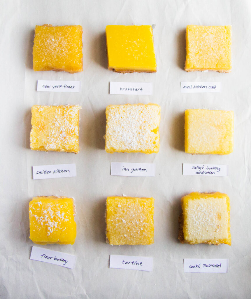 9 different on a white background.