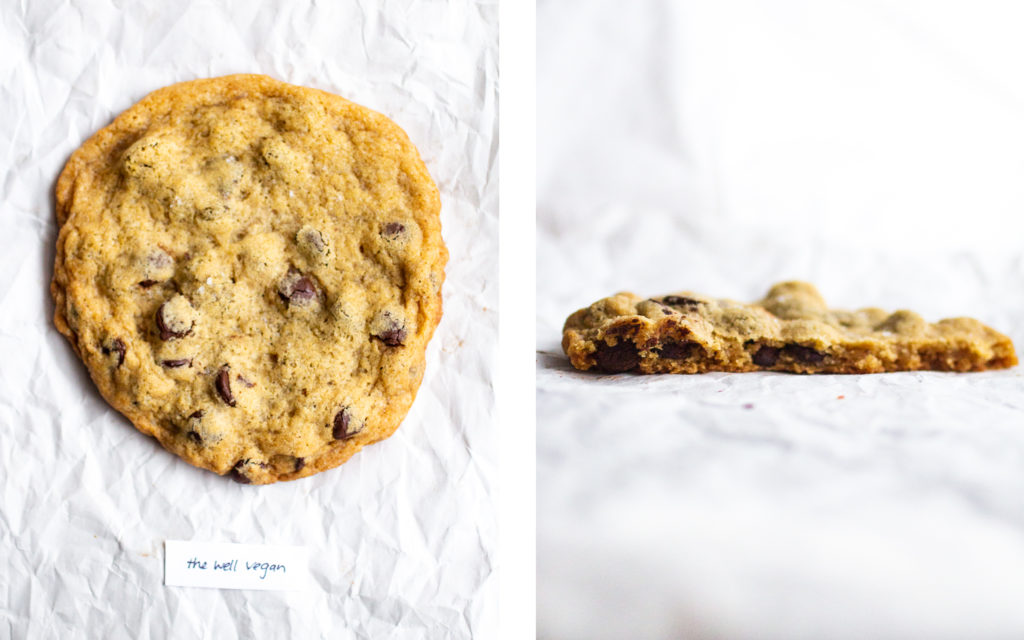 the well vegan vegan chocolate chip cookie.
