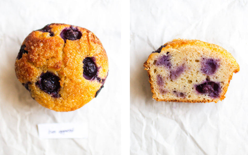 bon appetit blueberry muffin.