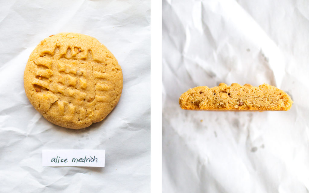 alice medrich peanut butter cookie,