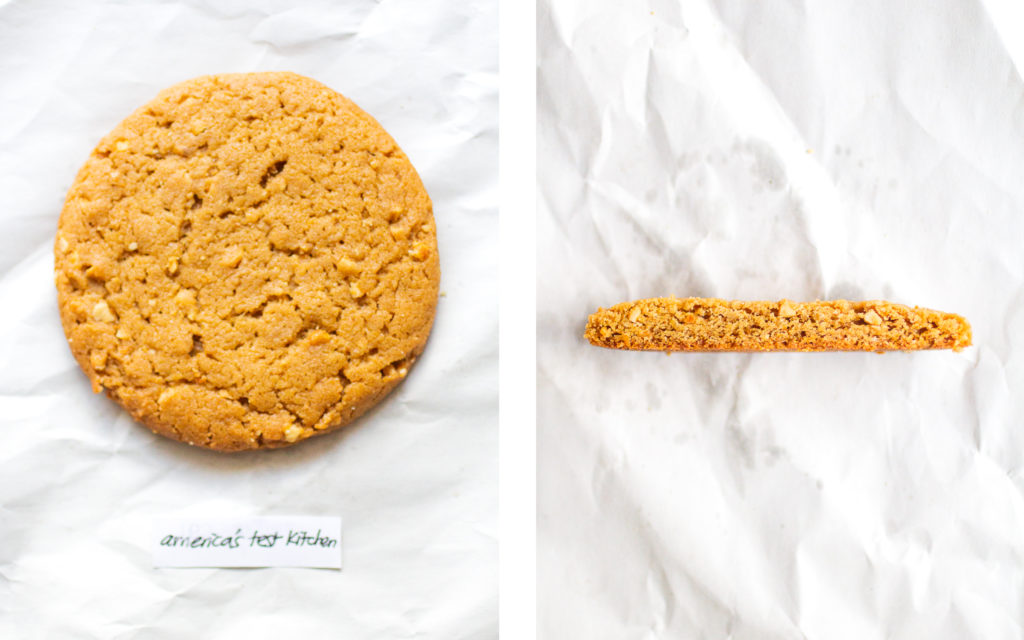 America\'s Test Kitchen peanut butter cookie.