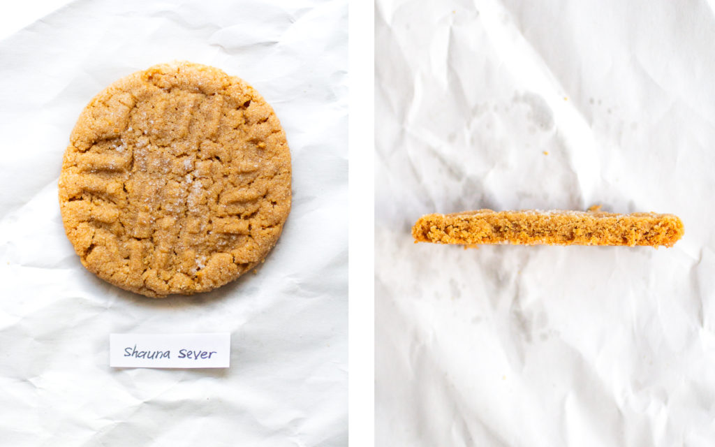 shauna sever peanut butter cookie.