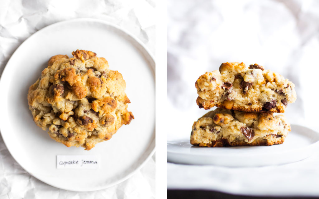 Cupcake Jemma Levain copycat chocolate chip walnut cookie. 