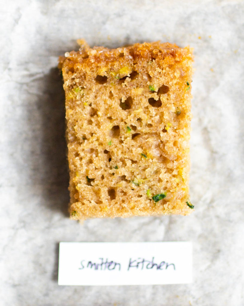 Smitten Kitchen zucchini bread.