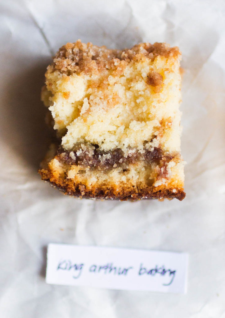 King Arthur Baking Company Coffee Cake.
