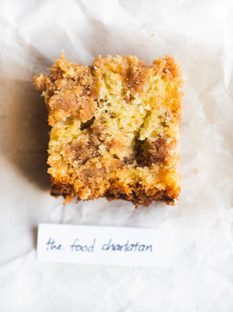 The Food Charlatan Coffee Cake.
