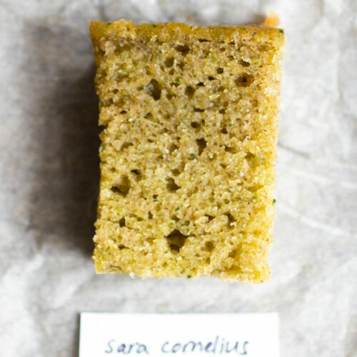 Sara Cornelius zucchini bread.