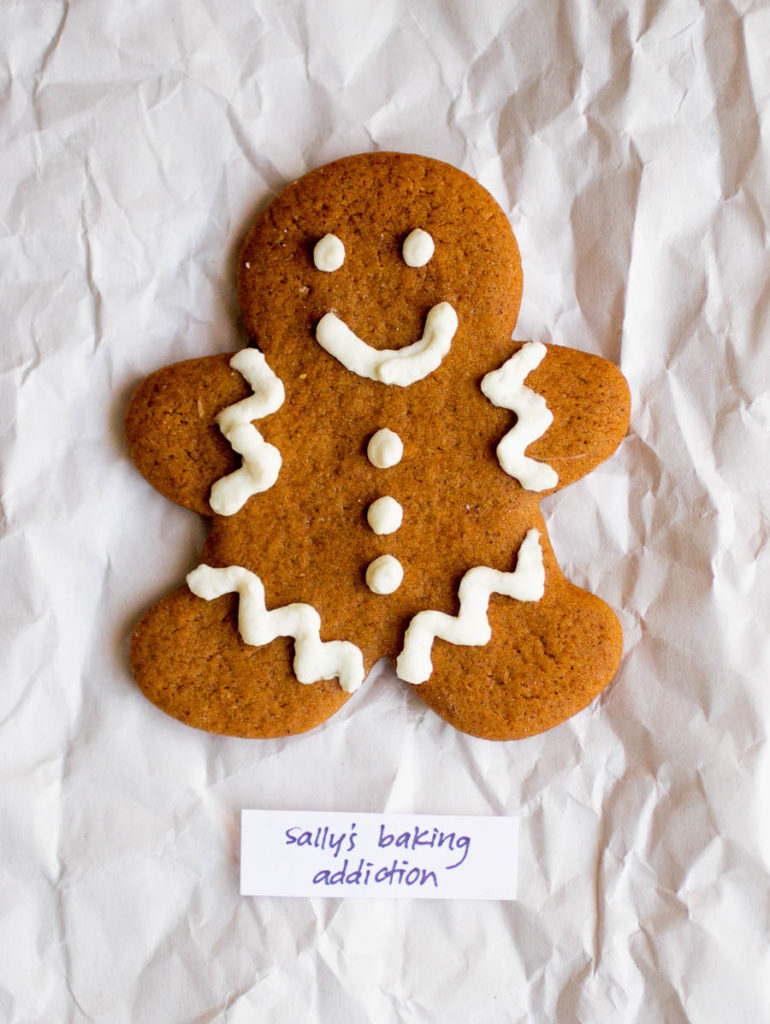 Sally\'s Baking Addiction gingerbread man.