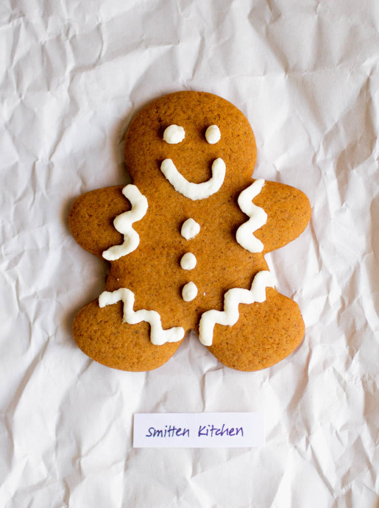 Smitten Kitchen gingerbread man.
