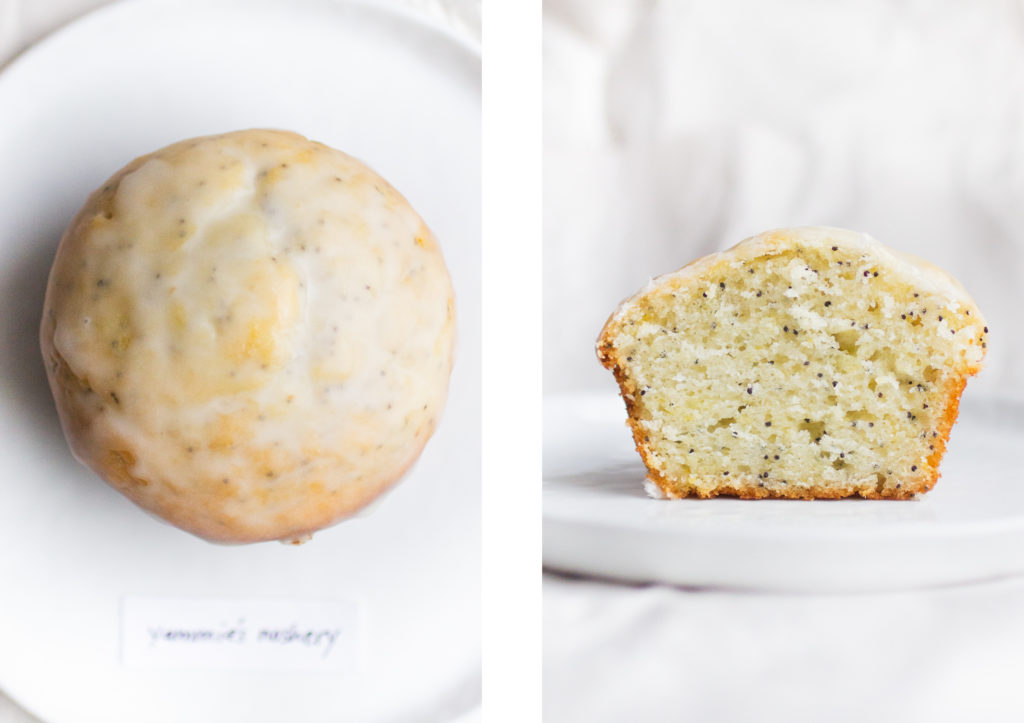 lemon poppy seed muffin yammie\'s noshery.