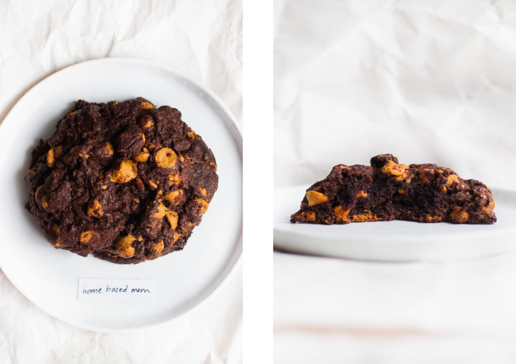 levain dark chocolate peanut butter cookie your home based mom.