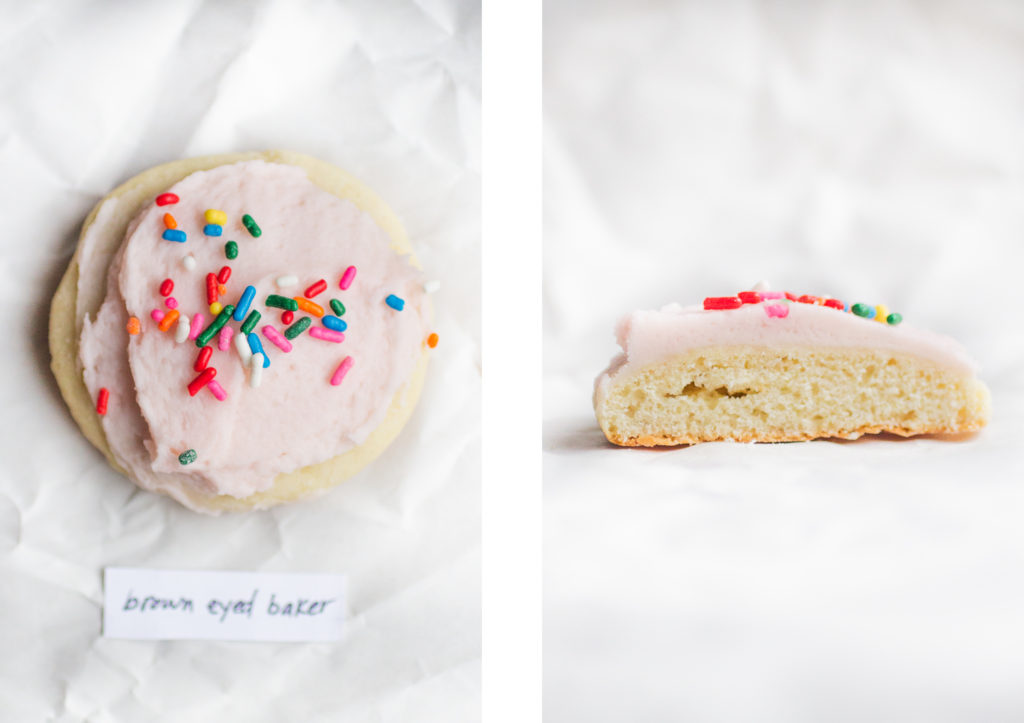 brown eyed baker lofthouse copycat sugar cookie.