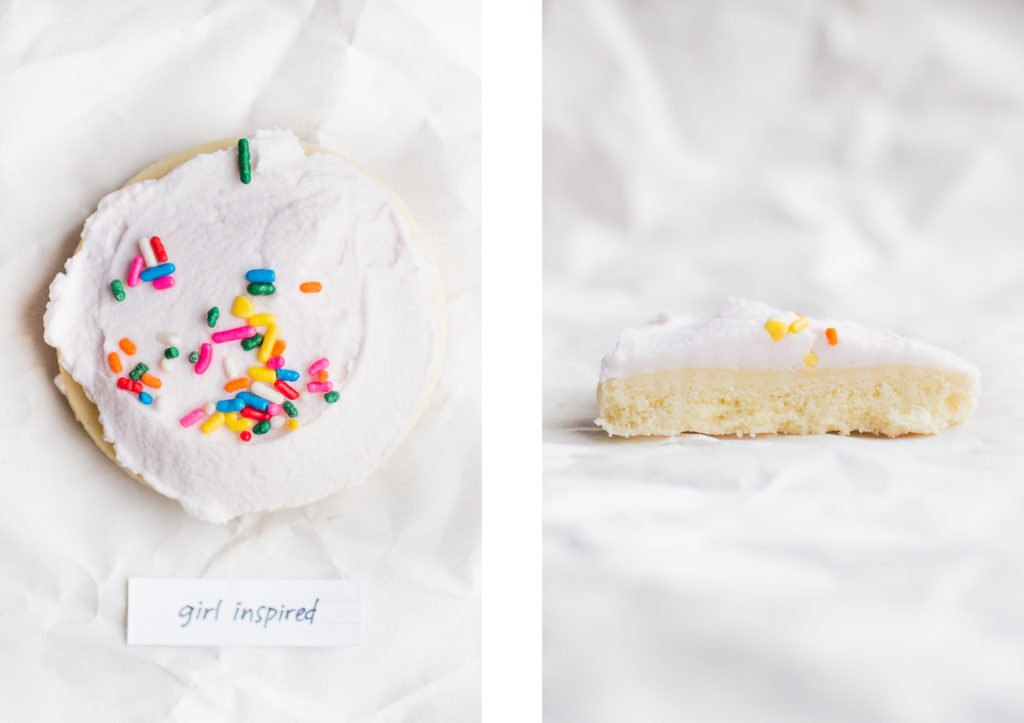 girl inspired lofthouse copycat sugar cookie.