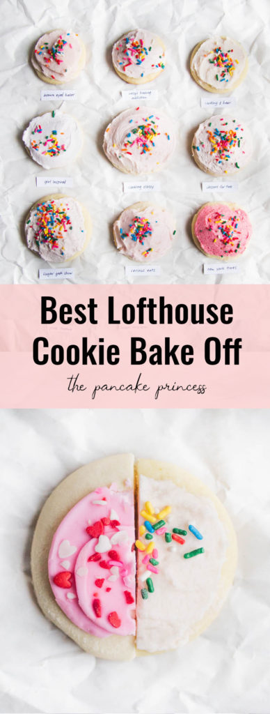 9 different Lofthouse copycat cookies on a white background.