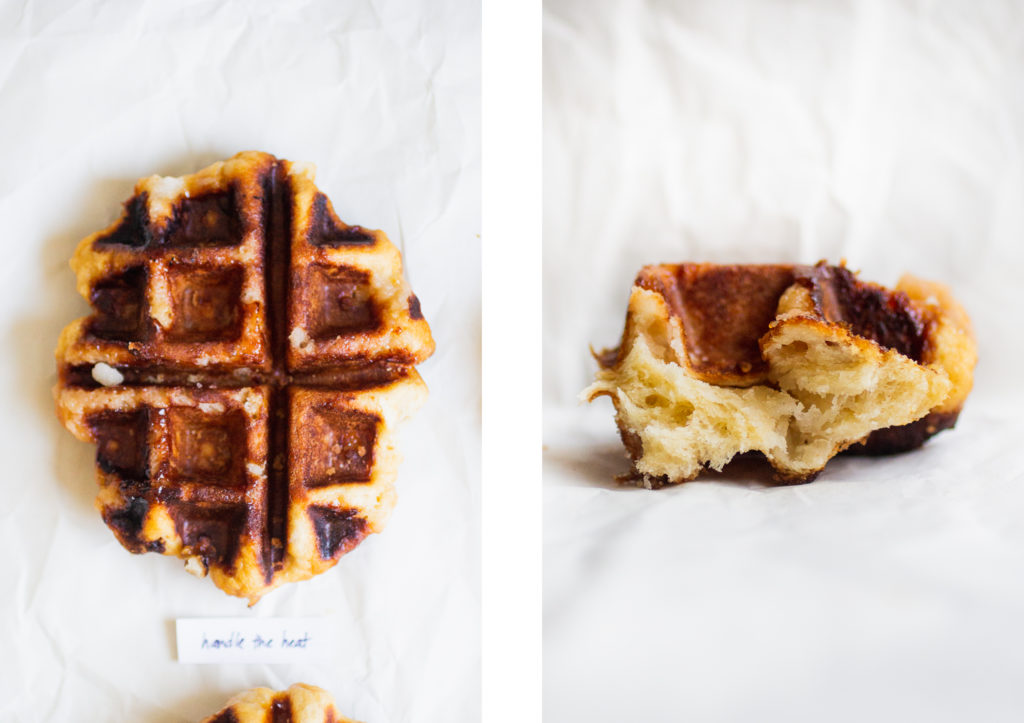 Handle the Heat liege waffle.