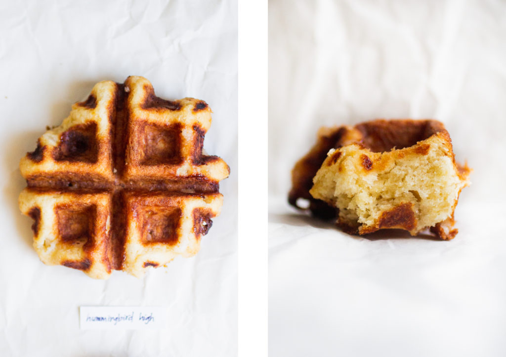 Hummingbird High liege waffle.