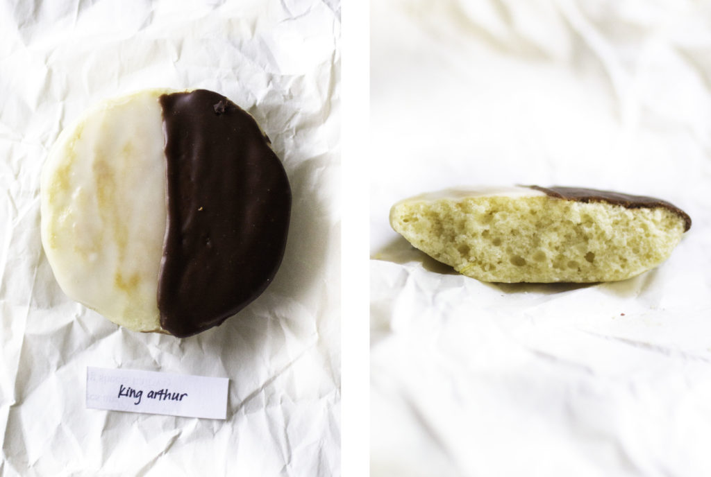 King Arthur black and white cookie.