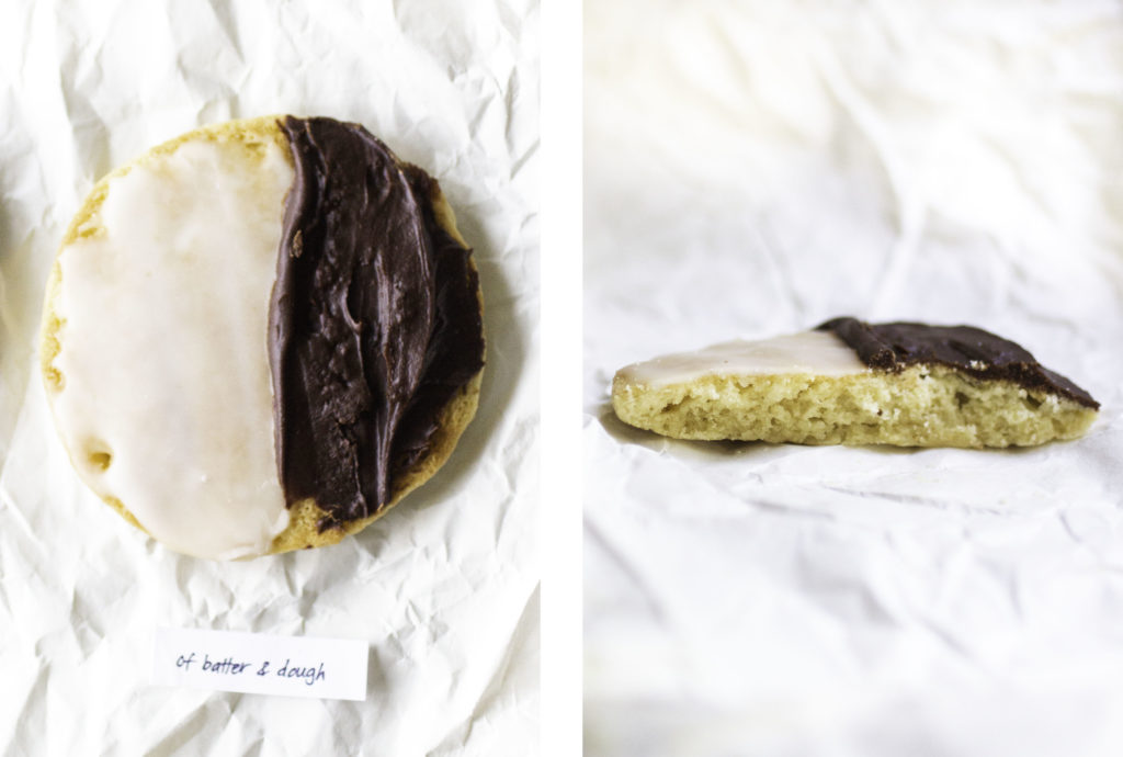 Of Batter and Dough black and white cookie.