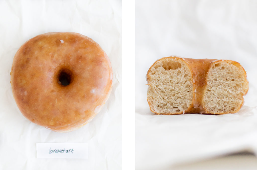 Bravetart glazed doughnut.
