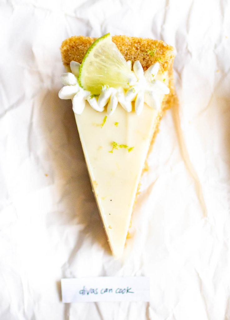 Divas Can Cook key lime pie.