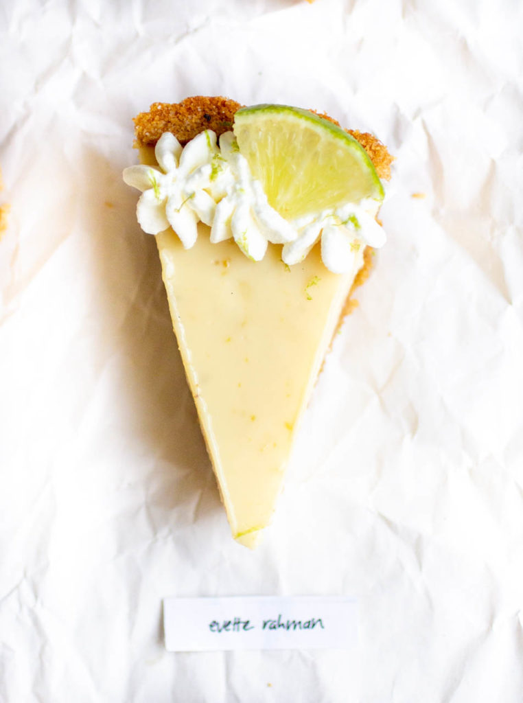 Evette Rahman key lime pie.