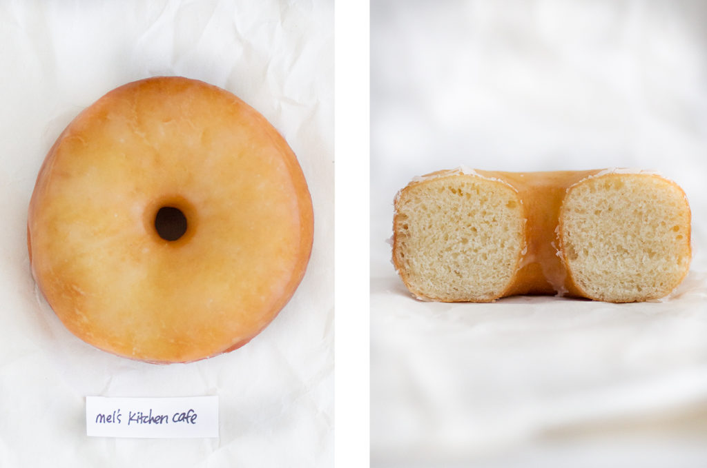 Mel\'s Kitchen Cafe glazed doughnut.