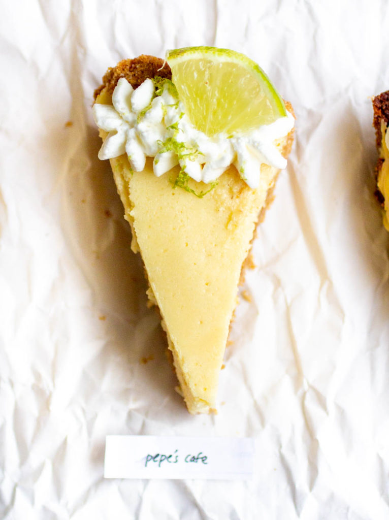 Pepe\'s Cafe key lime pie.