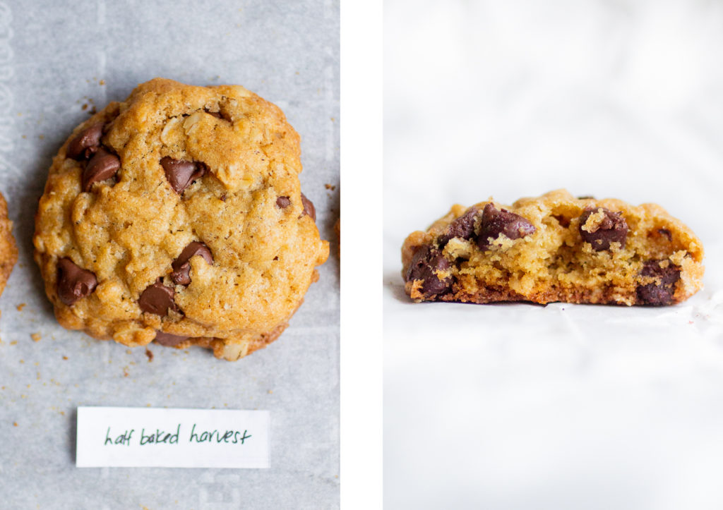 Half Baked Harvest oatmeal chocolate chip cookie.