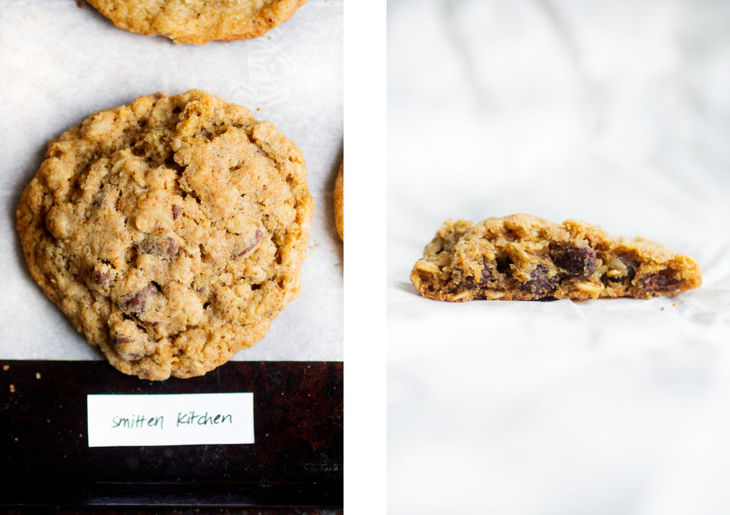Smitten Kitchen oatmeal chocolate chip cookie.