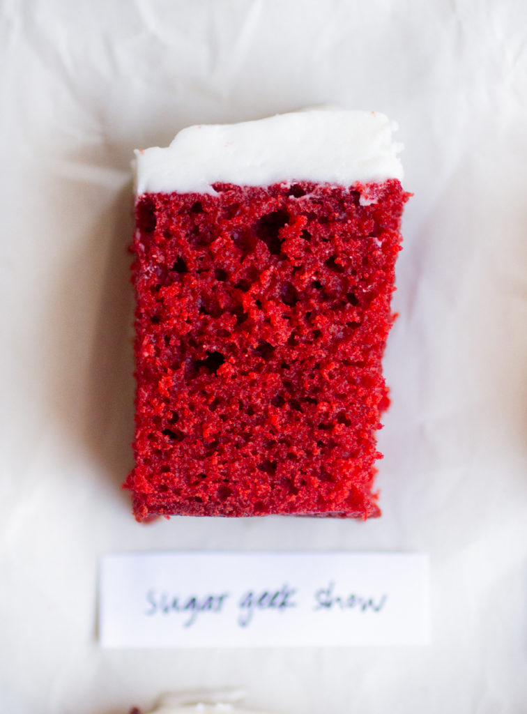 Sugar Geek Show red velvet cake.