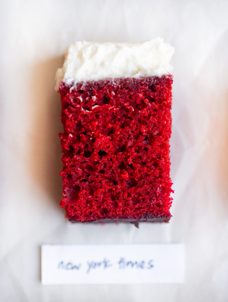 New York Times red velvet cake.