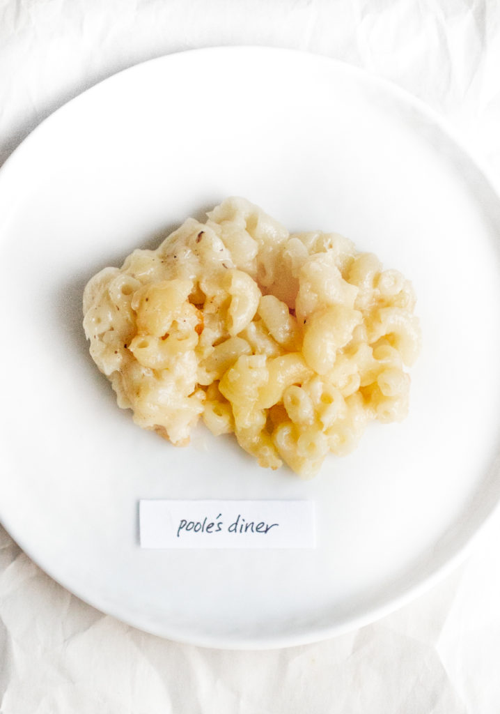 Poole\'s Diner mac and cheese.