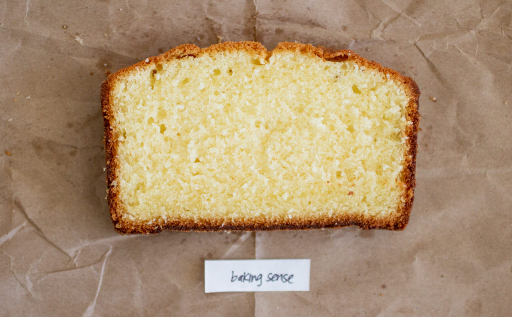 Baking Sense pound cake.