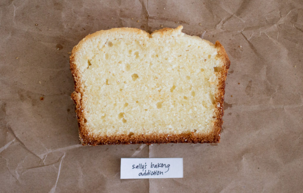 Sally\'s Baking Addiction pound cake.