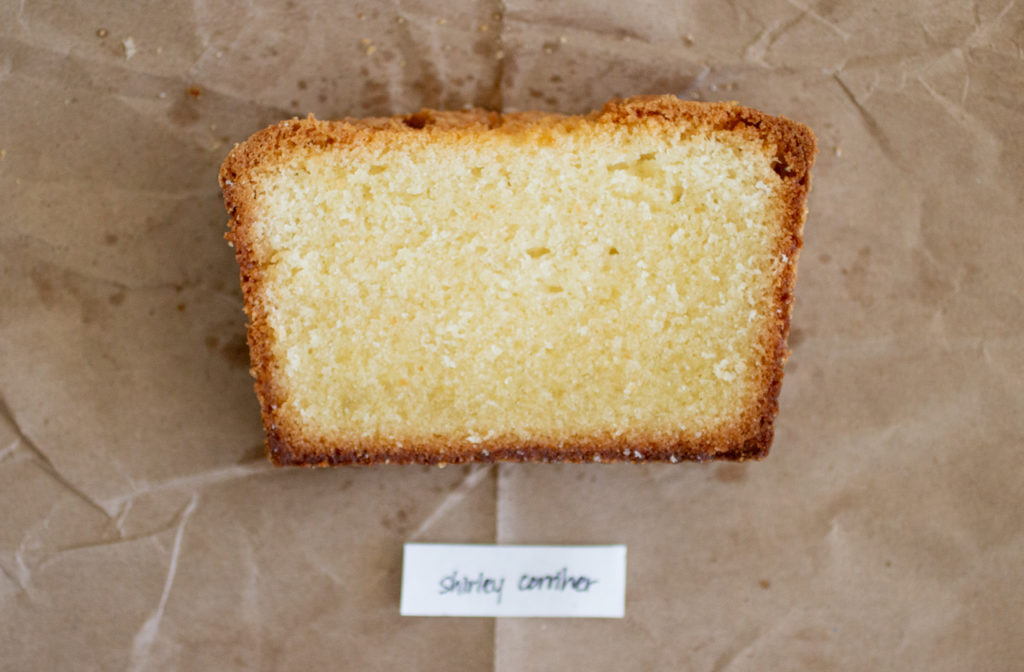 Shirley Corriher pound cake.