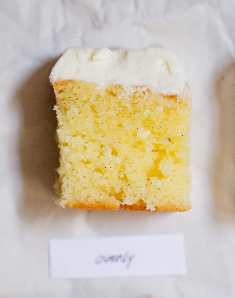 Ovenly vanilla cake.