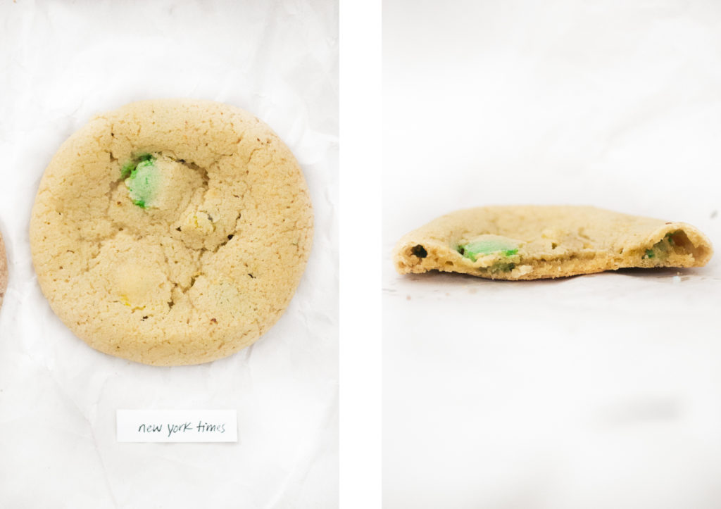 New York Times M&M cookie.